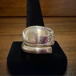 Handmade Spoon Ring Size 14
